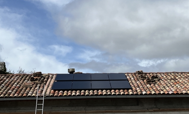 Installation de panneaux solaires à Molière., Castelsarrasin, GM Elec