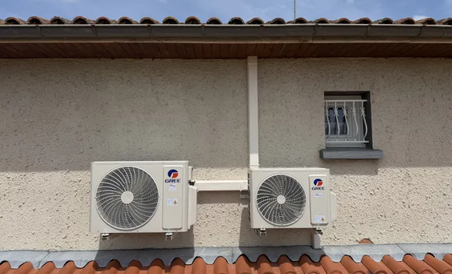 Mise en place Climatisation réversible GREE, Castelsarrasin, GM Elec